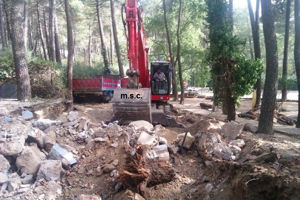 demolicion de piscina para garaje